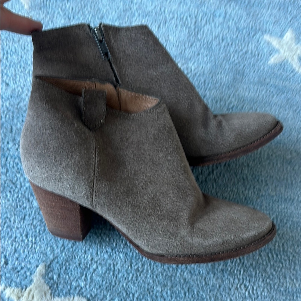 Madewell Suede Ankle Boots
